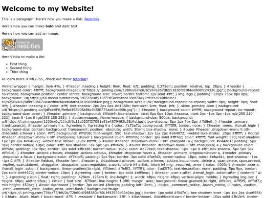index screenshot