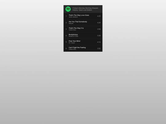 playlists/giantloki screenshot