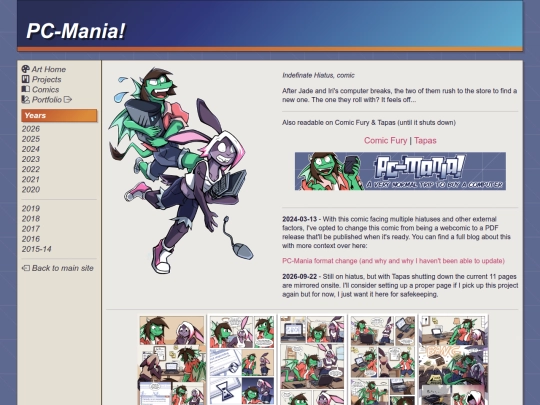 art/comic/pcmania screenshot