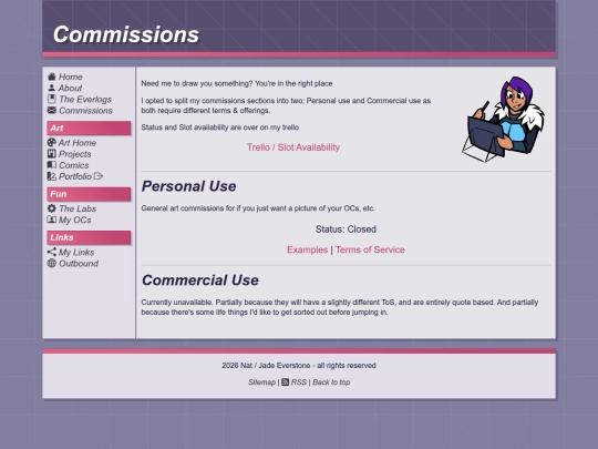 commissions screenshot