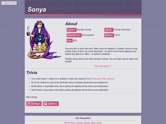oc/fc/sonya screenshot