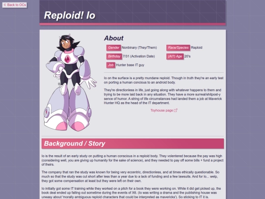 oc/ioverse/reploidio screenshot