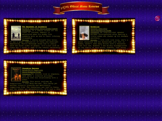 Film Review/Archive screenshot
