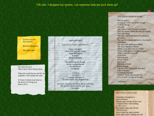 poetry/poems screenshot