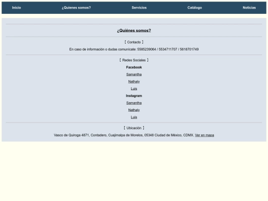 quienessomos screenshot