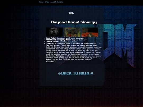 beyond_doom_sinergy screenshot