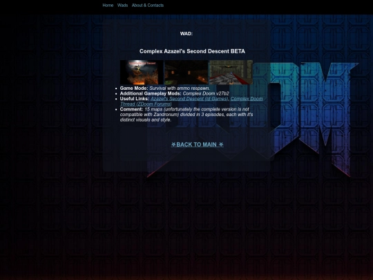 complex_azazel_second_descent_beta screenshot