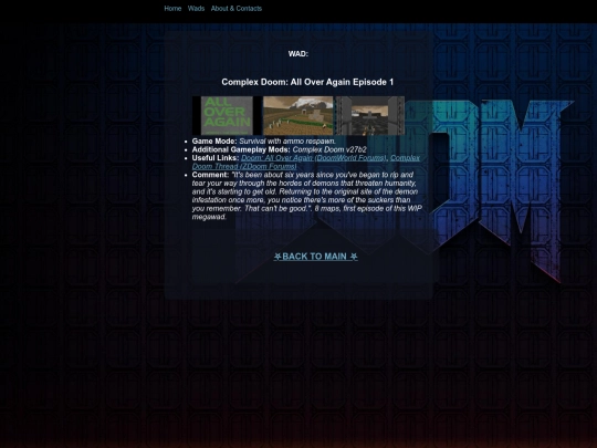 complex_doom_all_over_again_ep1 screenshot
