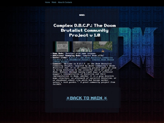 complex_doom_brutalist_community_project screenshot
