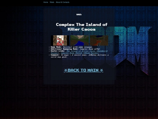 complex_island_of_killer_cacos screenshot