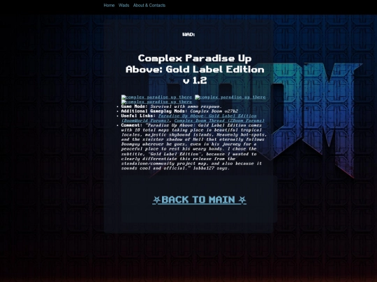 complex_paradise_up_there screenshot