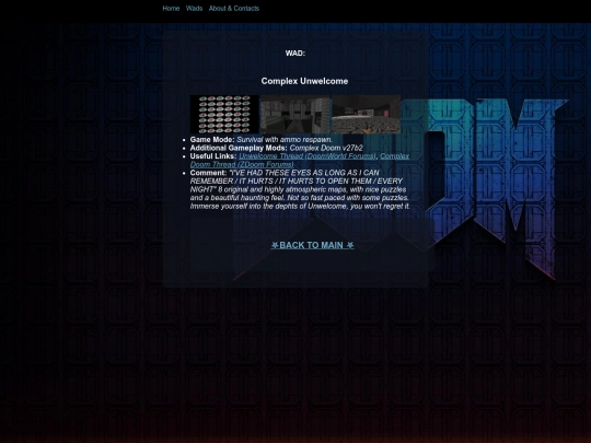 complex_unwelcome screenshot
