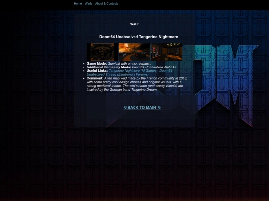 d64_unabsolved_tangerine_nightmare screenshot