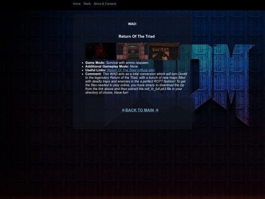 return_of_the_triad screenshot