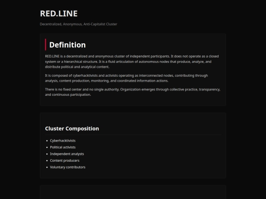 redline-anonynous-cluster screenshot