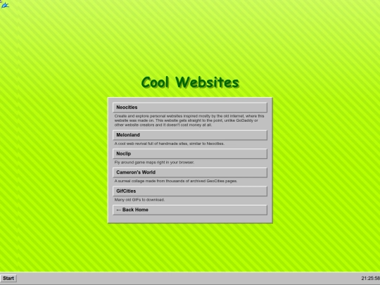 coolwebsites screenshot