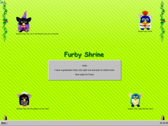 furbyshrine screenshot