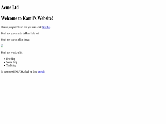 index screenshot