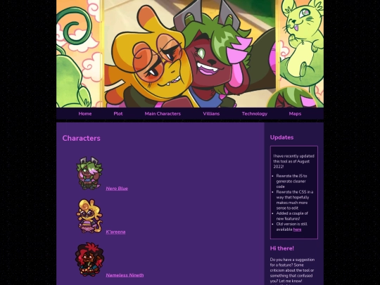characters screenshot