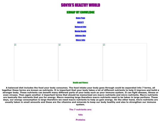 Home page screenshot