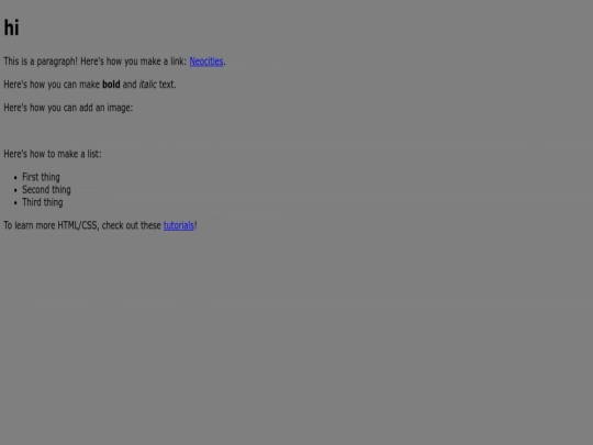 index screenshot