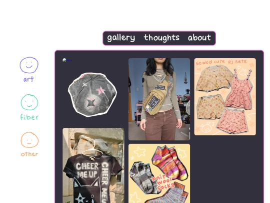 pages/gallery/fiber screenshot