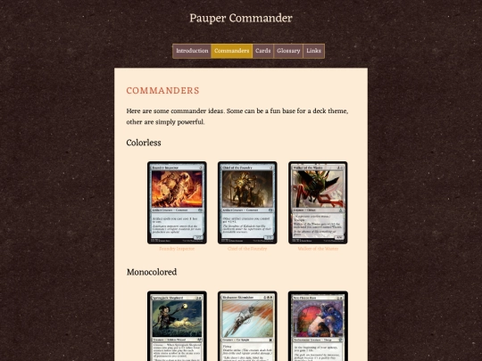 commanders screenshot
