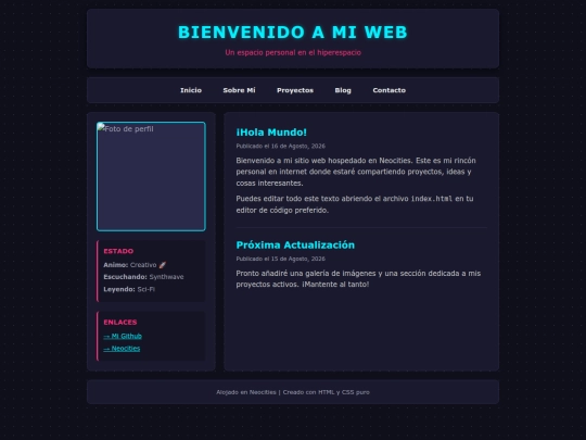 index screenshot