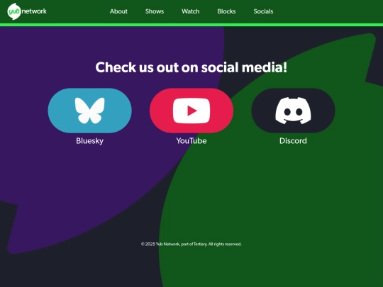 socials screenshot