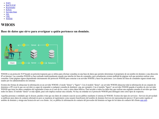 VERDE/whois screenshot