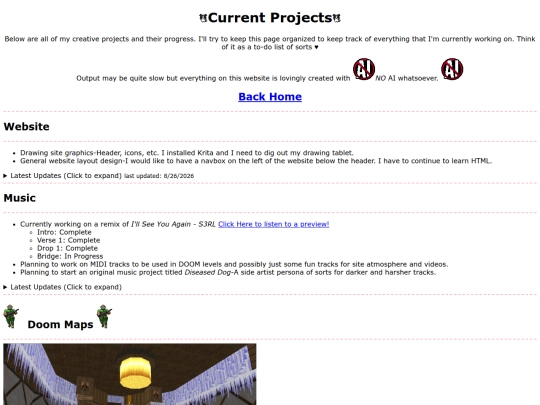 projects screenshot