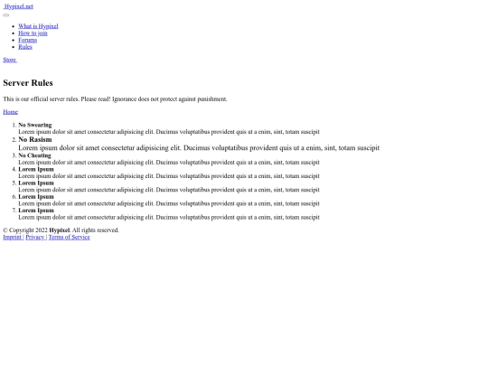 rules screenshot