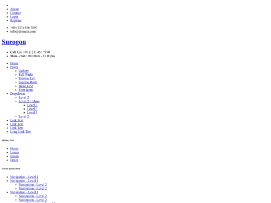 layout/sidebar-left screenshot