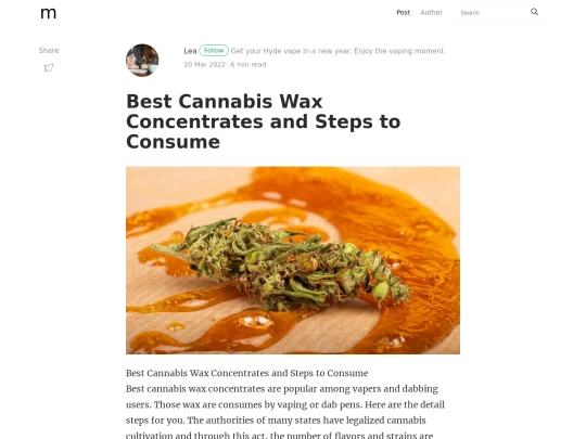 best-cannabis-wax-concentrates-and-steps-to-consume screenshot