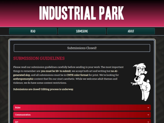 submissions screenshot