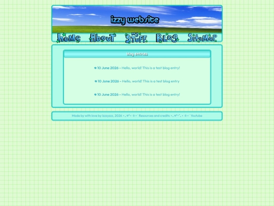 blog screenshot