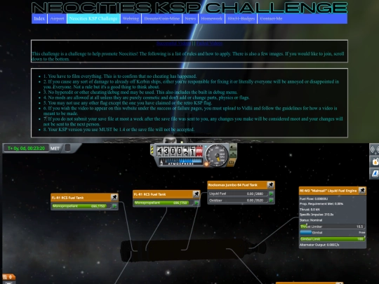 KSPChallenge screenshot