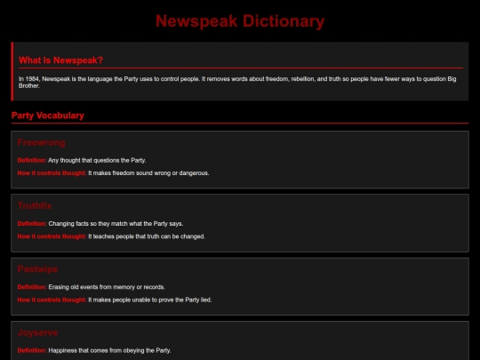 index screenshot