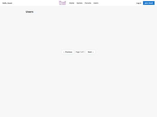 users screenshot