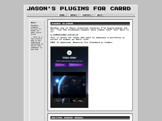 index screenshot
