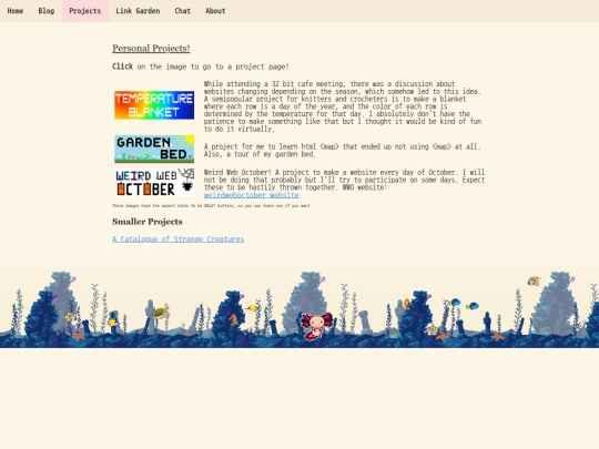 projects screenshot