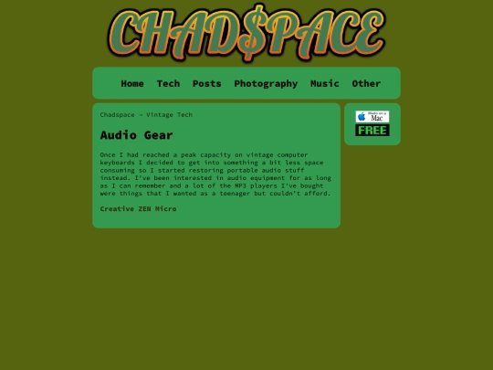vintage-tech/audio-gear screenshot