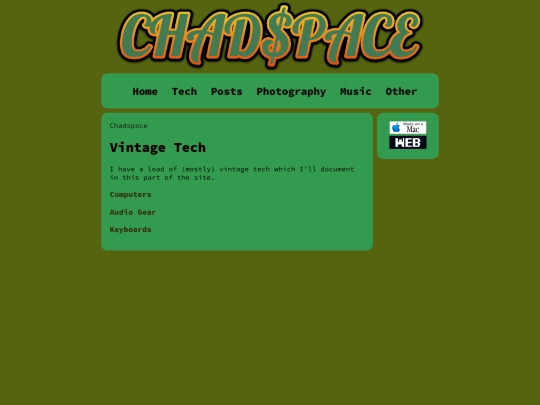 vintage-tech screenshot