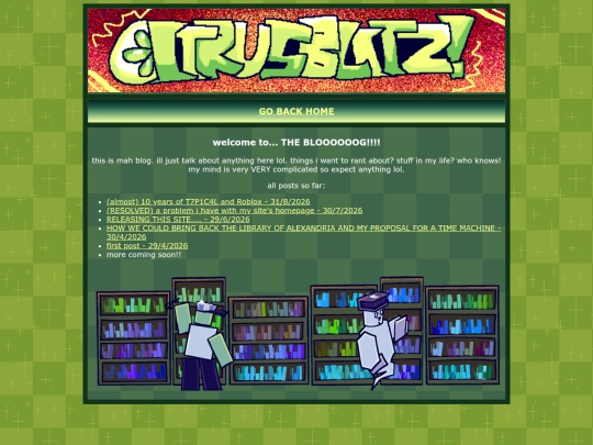 blog screenshot