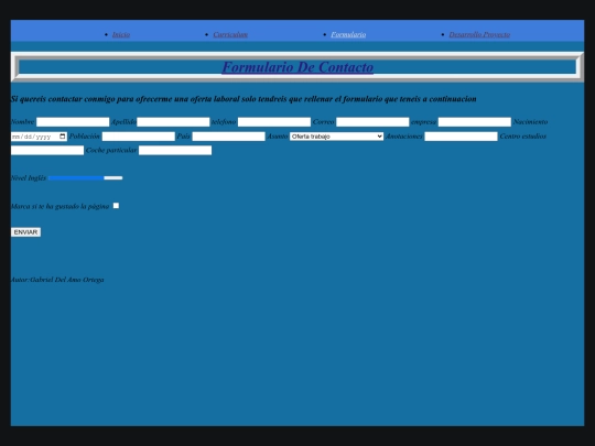 paginas/PruebaFormulario screenshot