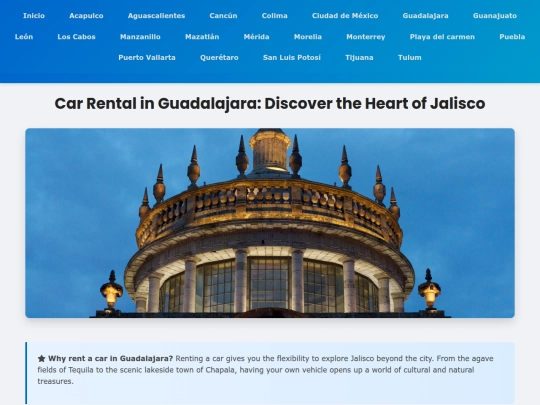 car-rental-guadalajara screenshot