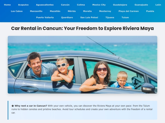 car_rental_cancun screenshot