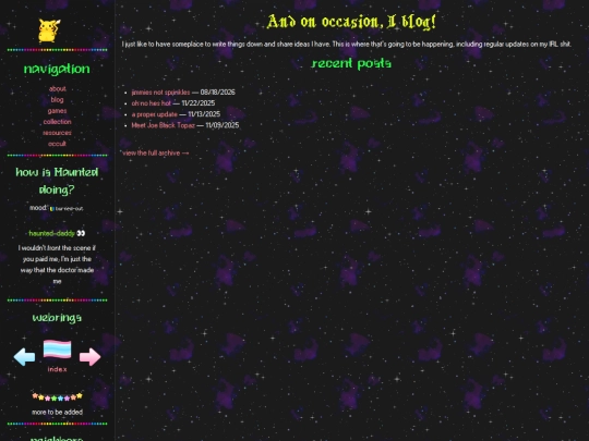 blog screenshot