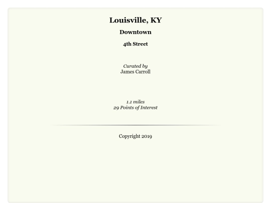 walks/Louisville_4thStreet screenshot