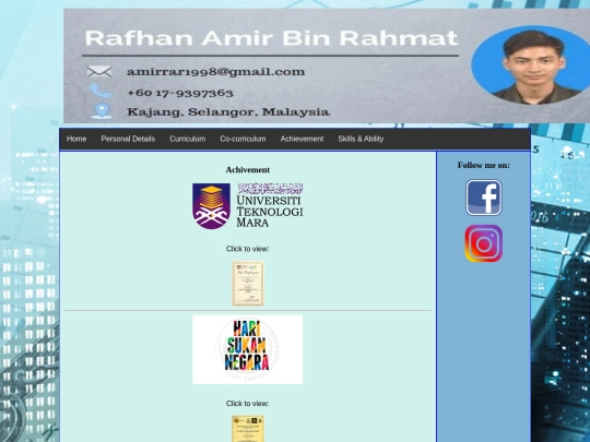 myresume4 screenshot
